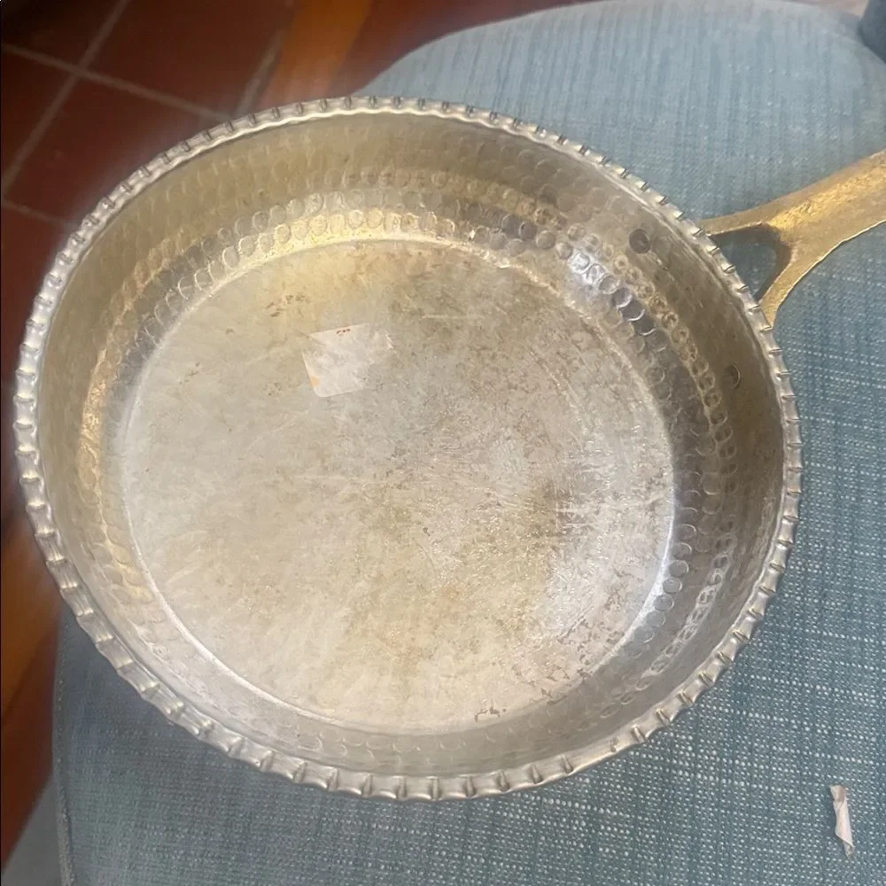 Hammered Copper Skillet Frying Pan